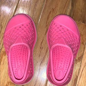 Toms size 5 pink baby  girls waterproof shoe